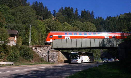 Höllentalbahn im Schwarzwald