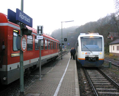 Ortenau-S-Bahn OSB und DB-Regio 628, Ablösung in Alpirsbach