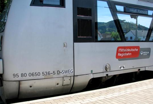 Mitteldeutsche Regiobahn Veolia im Harmersbachtal