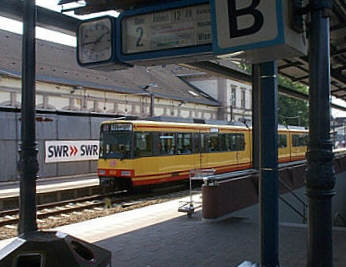 Stadtbahn in Baden-Oos