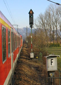 Einfahrt Bahnhof Gengenbach